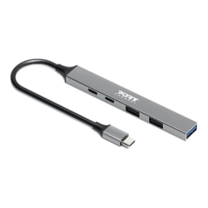 PORT CONNECT | USB-C Hub with 4 USB ports, 1X USB-C, 100W - Image 2