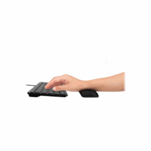PORT CONNECT | Ergonomic wrist rest for keyboard | Backrest | 60 x 400 x 20 mm | Black - Image 4