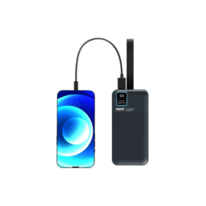 PORT CONNECT External USB-C battery integrated lamp | 30000 mAh | Blue - Image 3