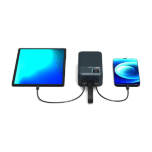 PORT CONNECT External USB-C battery integrated lamp | 30000 mAh | Blue - Image 7