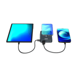 PORT CONNECT | USB-C external battery PD, Wireless Qi2 | 10000 mAh | Blue - Image 5