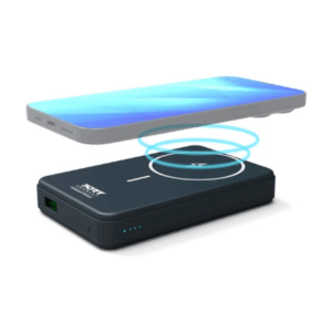 PORT CONNECT | USB-C external battery PD, Wireless Qi2 | 10000 mAh | Blue - Image 7