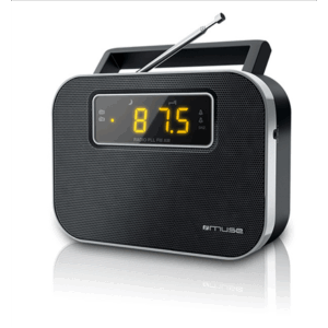 Muse | M-081R | Alarm function | 2-band PLL portable radio | Black - Image 2