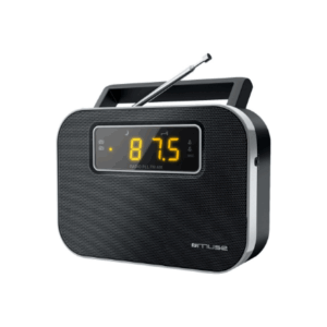 Muse | M-081R | Alarm function | 2-band PLL portable radio | Black - Image 3