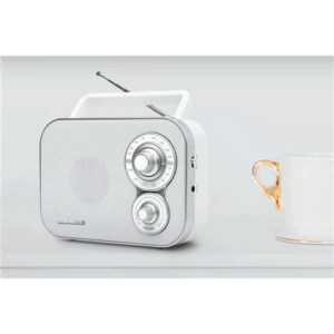 Muse | Portable Radio | M-051RW | AUX in | White - Image 3