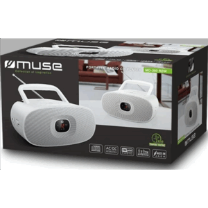 Muse | MD-202RDW | Portable radio CD player | White - Image 4