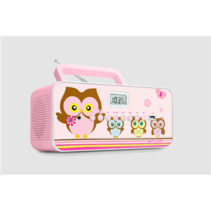 Muse | M-29KP | Portable radio CD/MP3 player with USB | 30 W | Pink/Image - Image 2