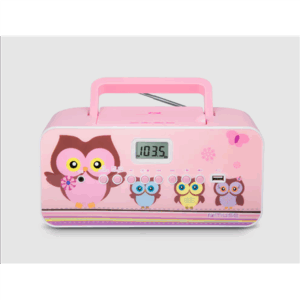 Muse | M-29KP | Portable radio CD/MP3 player with USB | 30 W | Pink/Image - Image 3