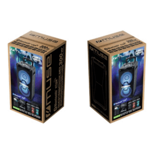 Muse | Party Box Speaker | M-1920DJ | 300 W | Bluetooth | Black | Portable | Wireless connection - Image 7