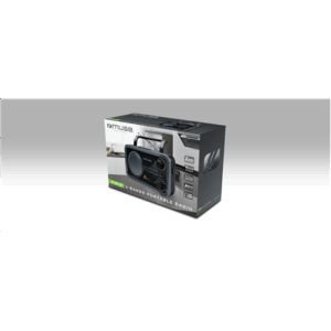 Muse | 2-bands portable radio | M-06DS | AUX in | Grey - Image 2