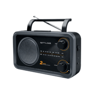 Muse | 2-bands portable radio | M-06DS | AUX in | Grey - Image 5