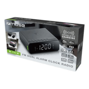 Muse | Alarm function | M-175 WI | AUX in | Alarm Clock | Black - Image 8