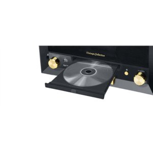 Muse | Turntable Micro System With Vinyl Deck | MT-112 W | Micro system CD with turntable | USB port - Image 2