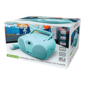 Muse | Portable Sing-A-Long Radio CD Player | MD-203 KB | AUX in | CD player | FM radio - Image 6