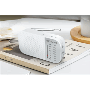 Muse | M-025 RW | Portable radio | White - Image 4