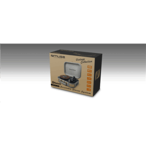 Muse | Turntable Stereo System | MT-201 BTG | Grey | USB port | AUX in - Image 3