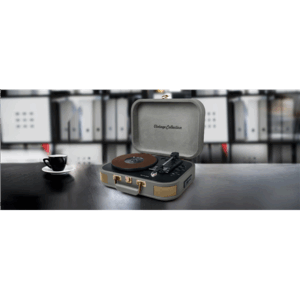 Muse | Turntable Stereo System | MT-201 BTG | Grey | USB port | AUX in - Image 4