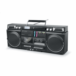 Muse | Ghetto Blasters | M-380 GB | AUX in | Bluetooth | Cassette deck | CD player | Black - Image 2
