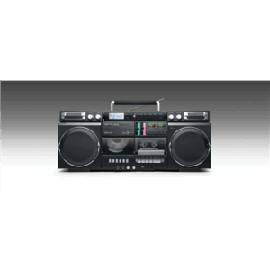 Muse | Ghetto Blasters | M-380 GB | AUX in | Bluetooth | Cassette deck | CD player | Black - Image 3