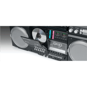 Muse | Ghetto Blasters | M-380 GB | AUX in | Bluetooth | Cassette deck | CD player | Black - Image 4
