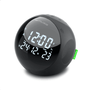 Muse | Clock Radio with Alarm Function | M-197 BT | Bluetooth | FM radio | Wireless connection - Image 2