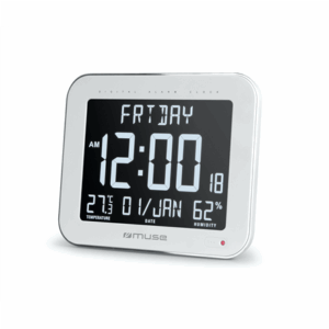 Muse | Wall Clock with Alarm Function | M-090 WMC | White - Image 2