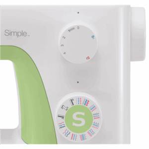 Singer | Sewing Machine | Simple 3229 | Number of stitches 31 | Number of buttonholes 1 | White/Green - Image 4