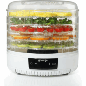 Gorenje | Food Dryer | FDK500GCW | Power 380 W | Number of trays 5 | Integrated timer | White - Image 3