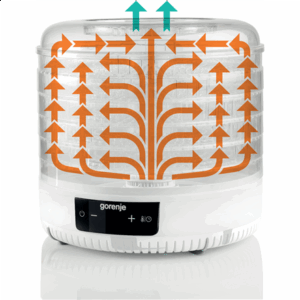Gorenje | Food Dryer | FDK500GCW | Power 380 W | Number of trays 5 | Integrated timer | White - Image 8