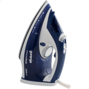 Gorenje | SIH2200BLC | Steam Iron | 2200 W | Water tank capacity 280 ml | Continuous steam 30 g/min | Steam boost performance 90 g/min | Blue/White - Image 2