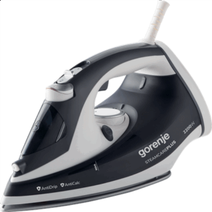 Gorenje | SIH2200DGT | Steam Iron | 2200 W | Water tank capacity 280 ml | Continuous steam 30 g/min | Steam boost performance 90 g/min