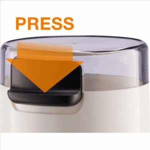 Gorenje | Coffee Grinder | SMK150SW | 150 W | Coffee beans capacity 45 g | Lid safety switch | White - Image 5