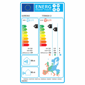 Gorenje | Air Conditioner, Indoor unit | 20011462 TITAN26 CJ - Image 6
