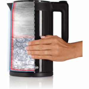 Gorenje Virdulys | K17DWDII | Electric | 2200 W | 1.7 L | Stainless Steel | 360° rotational base | Black - Image 5