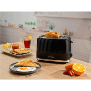 Gorenje Toaster | T850DPB | Number of slots 2 | Housing material Plastic | Black - Image 8