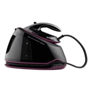Gorenje Ironing system | SGD3000BKV | 3000 W | 1.5 L | 8 bar | Auto power off | Vertical steam function | Calc-clean function | Black/Purple - Image 2