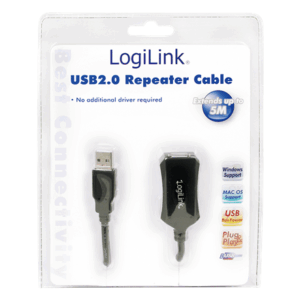 Logilink | USB 2.0 repeater 5m | USB-A to USB-A USB A male | USB A female - Image 5