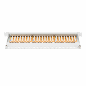 Digitus | Patch Panel | DN-91624S | Category: CAT 6; Ports: 24 x RJ45; Retention strength: 7.7 kg; Insertion force: 30N max | 48.2 x 4.4 x 10.9 cm | White - Image 6