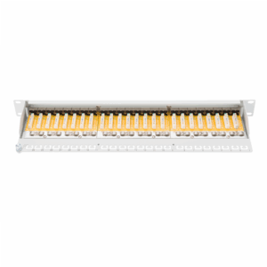 Digitus | Patch Panel | DN-91624S | Category: CAT 6; Ports: 24 x RJ45; Retention strength: 7.7 kg; Insertion force: 30N max | 48.2 x 4.4 x 10.9 cm | White - Image 7
