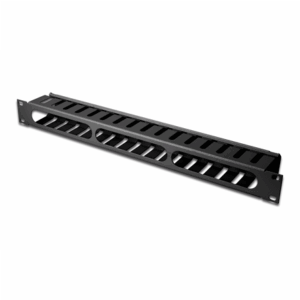 Digitus | 1U cable management cage detachable rear plate | DN-97617 | Black | For installation on the 483 mm (19“) profile rails - Image 3