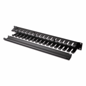 Digitus | 1U cable management cage detachable rear plate | DN-97617 | Black | For installation on the 483 mm (19“) profile rails - Image 4