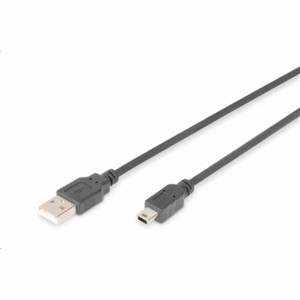 Digitus Connection Cable, 1.8 m | AK-300108-018-S | USB Type A to USB Mini B - Image 2