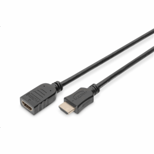 Digitus | HDMI High Speed extension cable | AK-330201-050-S | Type A M/F HDMI Female (type A) | HDMI Male (type A) - Image 2