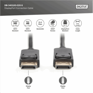 Digitus DisplayPort Connection Cable | DisplayPort | 2 m - Image 4