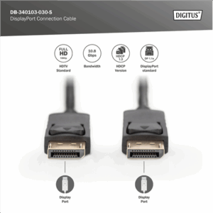 Digitus | DisplayPort Connection Cable | AK-340103-030-S | 3 m - Image 4