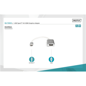 Digitus USB-C 3.2 Gen 1 to HDMI Graphic Adapter | DA-70836 - Image 10