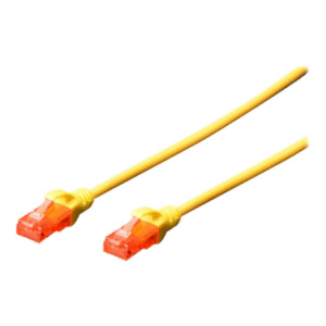 Digitus Patch cord | CAT 6 U-UTP | AWG 26/7 | Cable length: 2 m | Yellow - Image 2