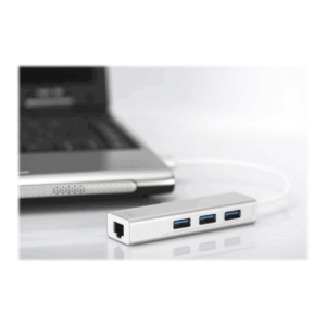 Digitus | 3-port USB Hub and Gigabit LAN adapter | DA-70250-1 | USB Hub - Image 10