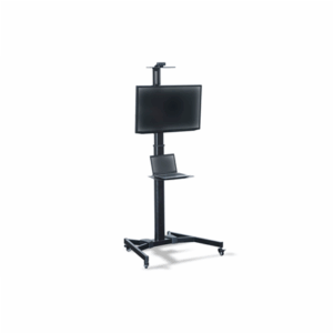 Digitus | Floor stand | TV-Cart for screens up to 70", max. 50kg wheelbase, VESA max. 600x400 | Tilt | 37-70 " | Maximum weight (capacity) 50 kg | Black - Image 5