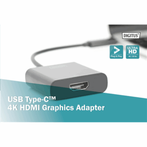 Digitus | USB Type-C to HDMI Adapter | DA-70852 | Black | USB Type-C | 0.15 m - Image 7